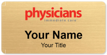 Custom name badges for Physicians Immediate Care