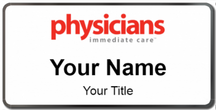 Custom name badges for Physicians Immediate Care
