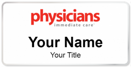 Custom name badges for Physicians Immediate Care
