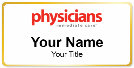 Custom name badges for Physicians Immediate Care