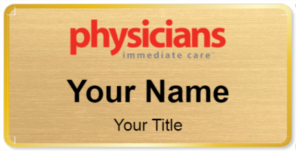 Custom name badges for Physicians Immediate Care