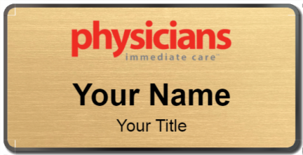 Custom name badges for Physicians Immediate Care
