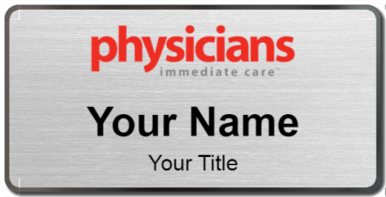 Custom name badges for Physicians Immediate Care