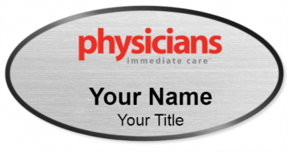 Custom name badges for Physicians Immediate Care