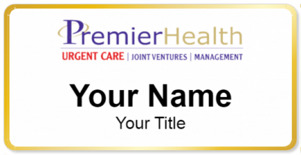 Custom name badges for Premier Health