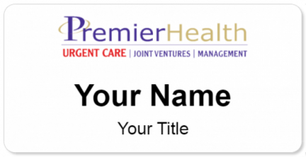 Custom name badges for Premier Health