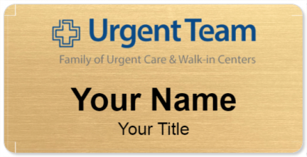 Custom name badges for Urgent Team