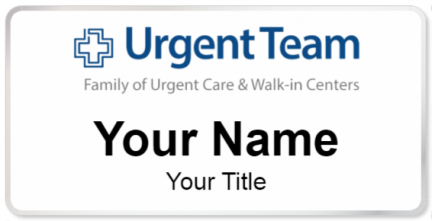 Custom name badges for Urgent Team