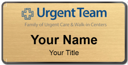 Custom name badges for Urgent Team