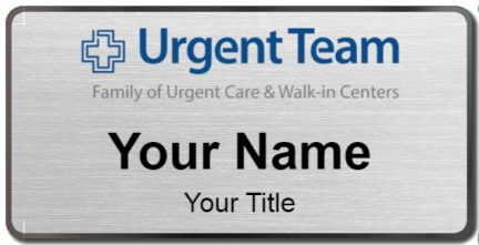 Custom name badges for Urgent Team