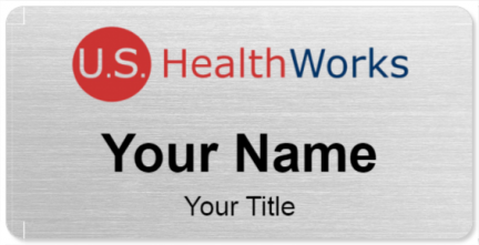 Custom name badges for US HealthWorks