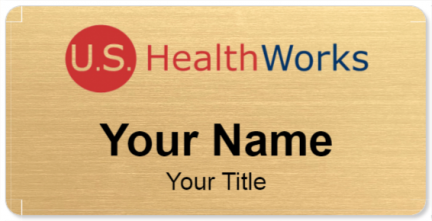 Custom name badges for US HealthWorks