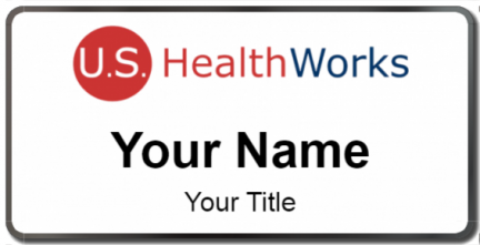Custom name badges for US HealthWorks