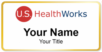 Custom name badges for US HealthWorks