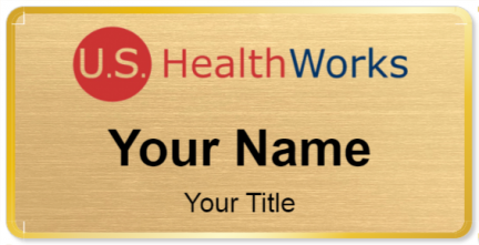 Custom name badges for US HealthWorks