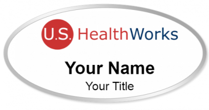 Custom name badges for US HealthWorks