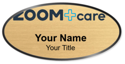 Custom name badges for Zoom Care
