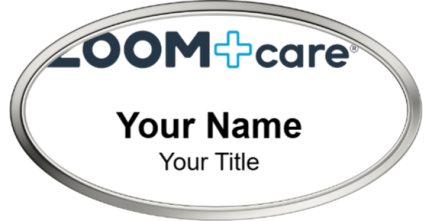 Custom name badges for Zoom Care