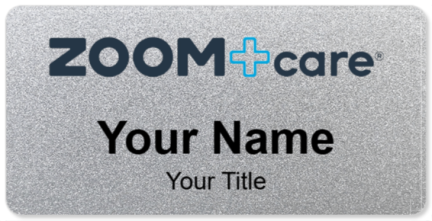 Custom name badges for Zoom Care