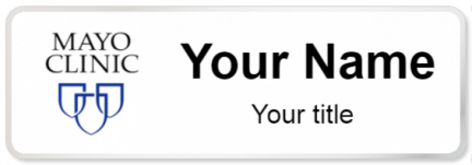 Custom name badges for Mayo Clinic