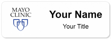 Custom name badges for Mayo Clinic
