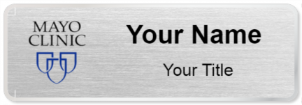 Custom name badges for Mayo Clinic