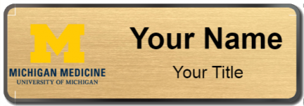 Custom name badges for University of Michigan Hospitals and Health Center