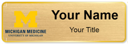 Custom name badges for University of Michigan Hospitals and Health Center