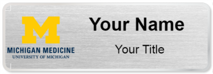 Custom name badges for University of Michigan Hospitals and Health Center