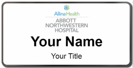 Custom name badges for Abbott Northwestern Hospital