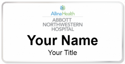Custom name badges for Abbott Northwestern Hospital