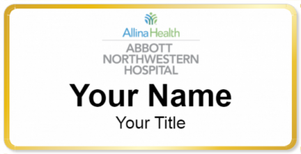 Custom name badges for Abbott Northwestern Hospital