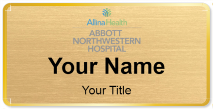 Custom name badges for Abbott Northwestern Hospital