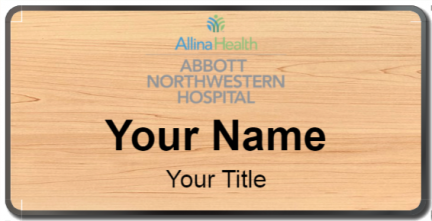 Custom name badges for Abbott Northwestern Hospital