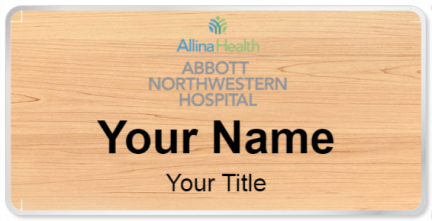 Custom name badges for Abbott Northwestern Hospital