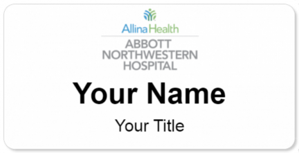 Custom name badges for Abbott Northwestern Hospital