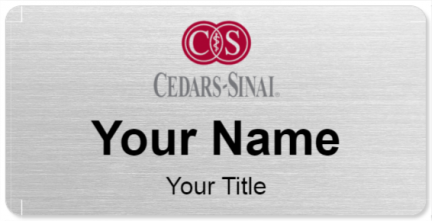 Custom name badges for Cedars Sinai Medical Center