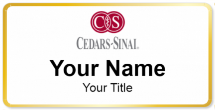 Custom name badges for Cedars Sinai Medical Center