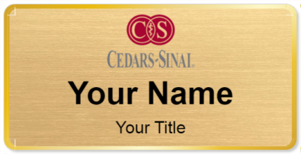 Custom name badges for Cedars Sinai Medical Center