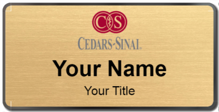 Custom name badges for Cedars Sinai Medical Center