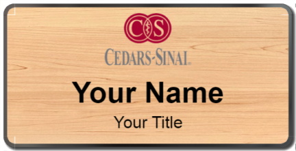 Custom name badges for Cedars Sinai Medical Center
