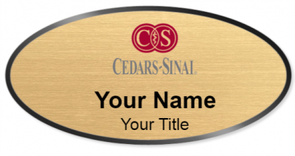 Custom name badges for Cedars Sinai Medical Center