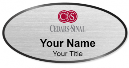 Custom name badges for Cedars Sinai Medical Center