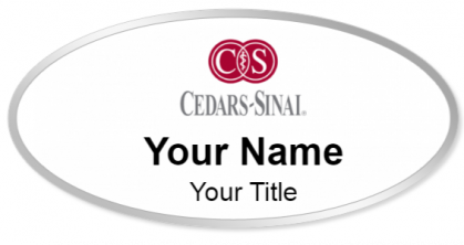 Custom name badges for Cedars Sinai Medical Center