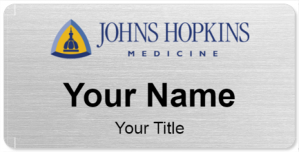 Custom name badges for Johns Hopkins Hospital