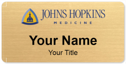 Custom name badges for Johns Hopkins Hospital