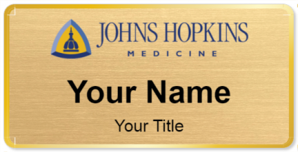 Custom name badges for Johns Hopkins Hospital