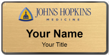 Custom name badges for Johns Hopkins Hospital