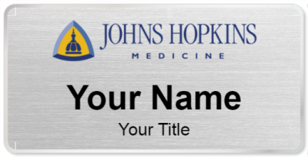 Custom name badges for Johns Hopkins Hospital
