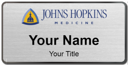 Custom name badges for Johns Hopkins Hospital